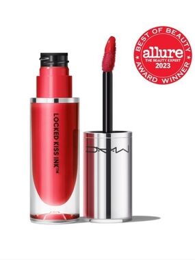 MAC Locked Kiss Ink 24HR Lipcolour - Bright Red Color(RUBY TRUE)